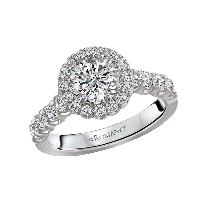 Romance Round Halo Ring