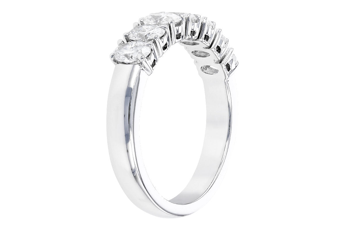 Oval Diamond Anniversary Band