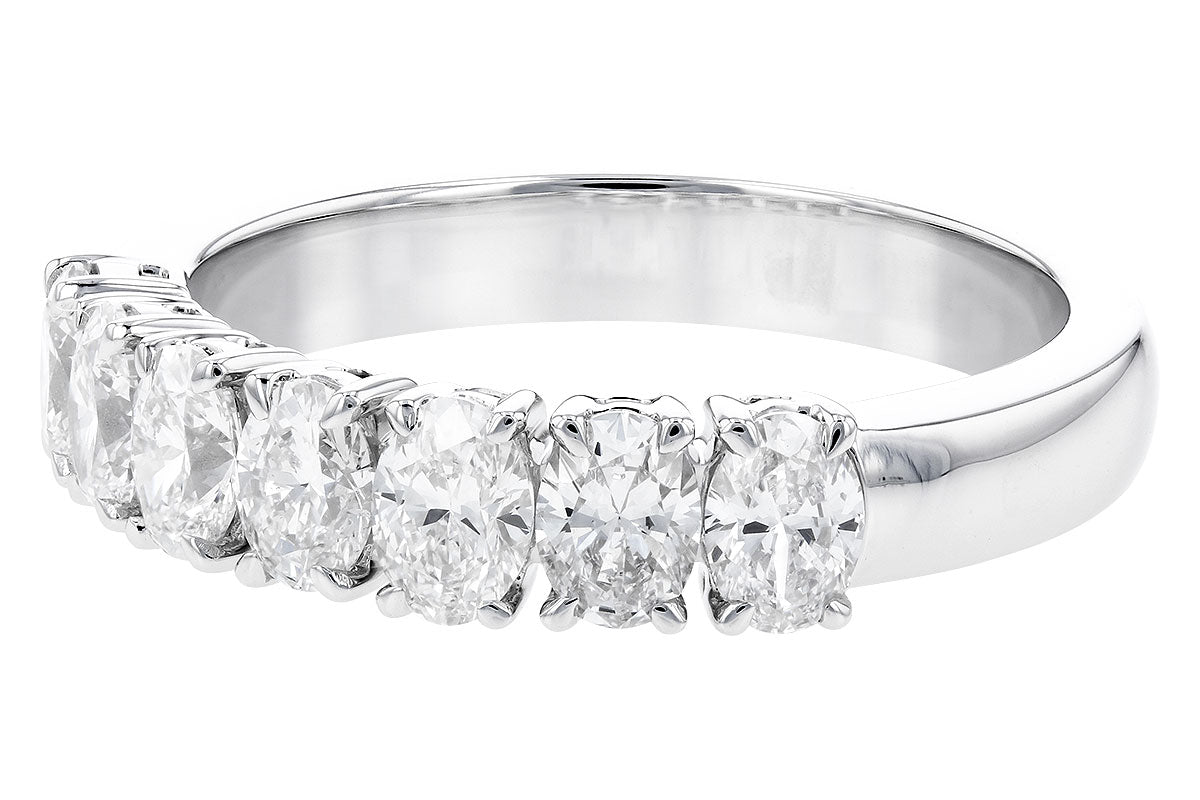 Oval Diamond Anniversary Band