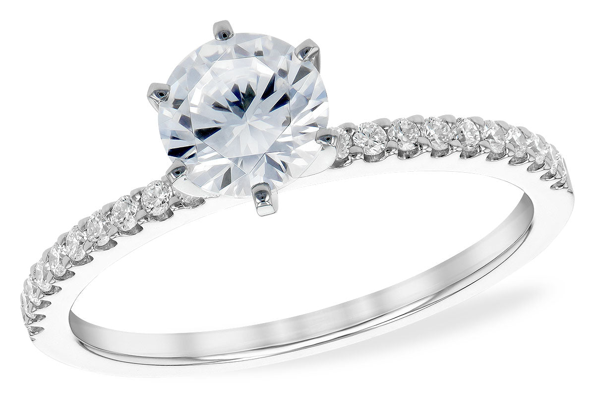White Gold Diamond Semi-Mount