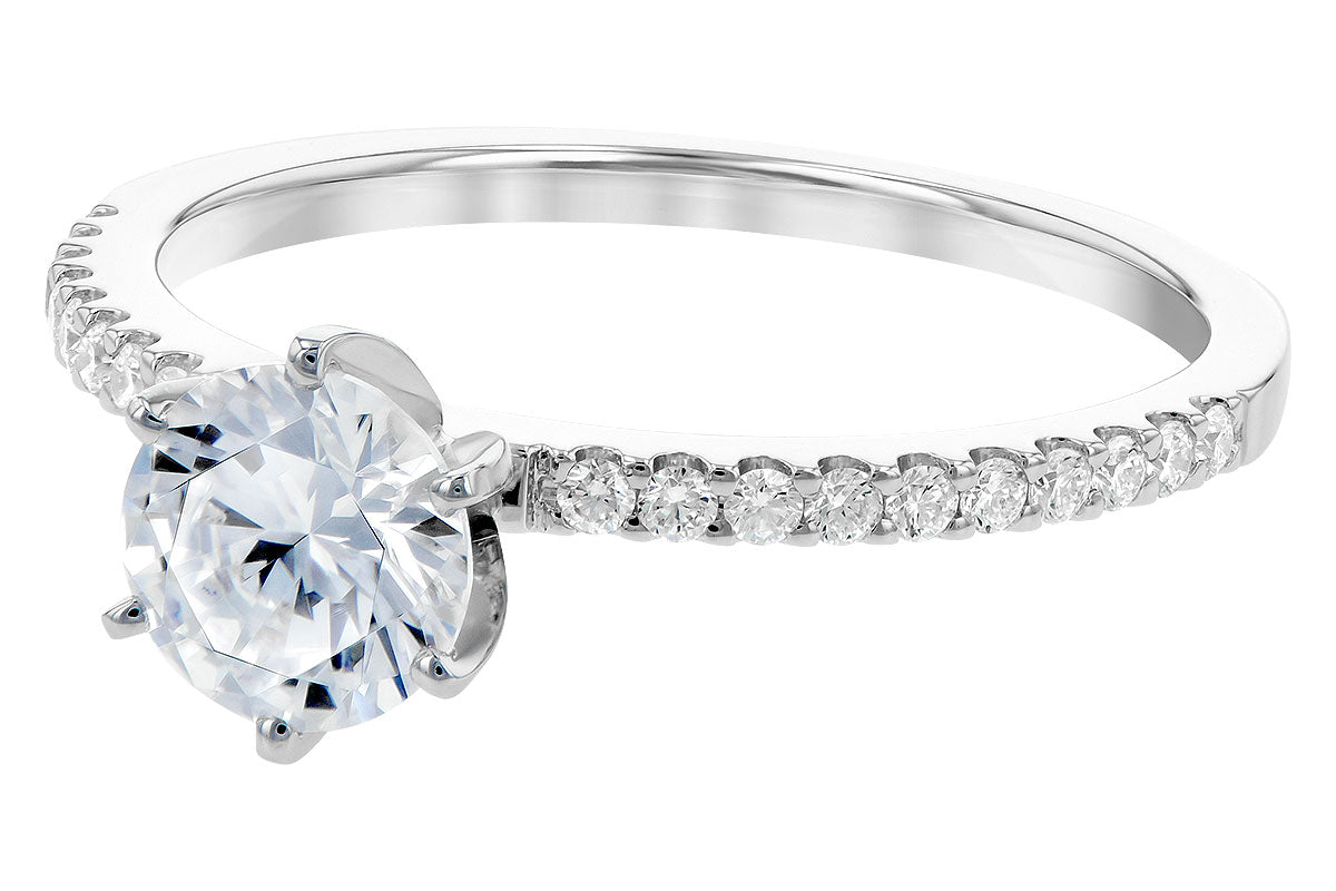 White Gold Diamond Semi-Mount