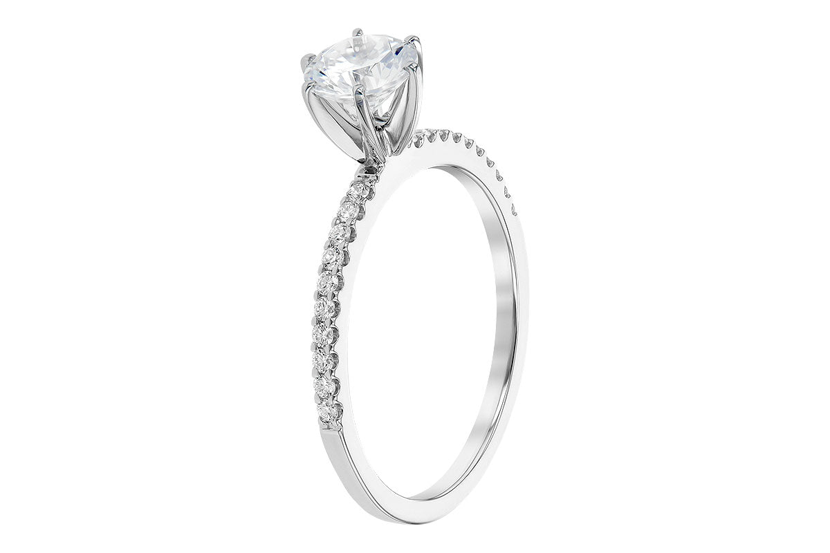 White Gold Diamond Semi-Mount