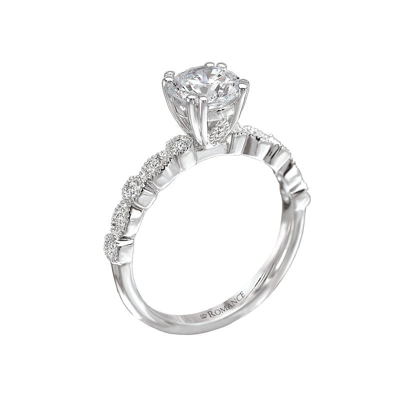 Romance Accented Solitaire Ring