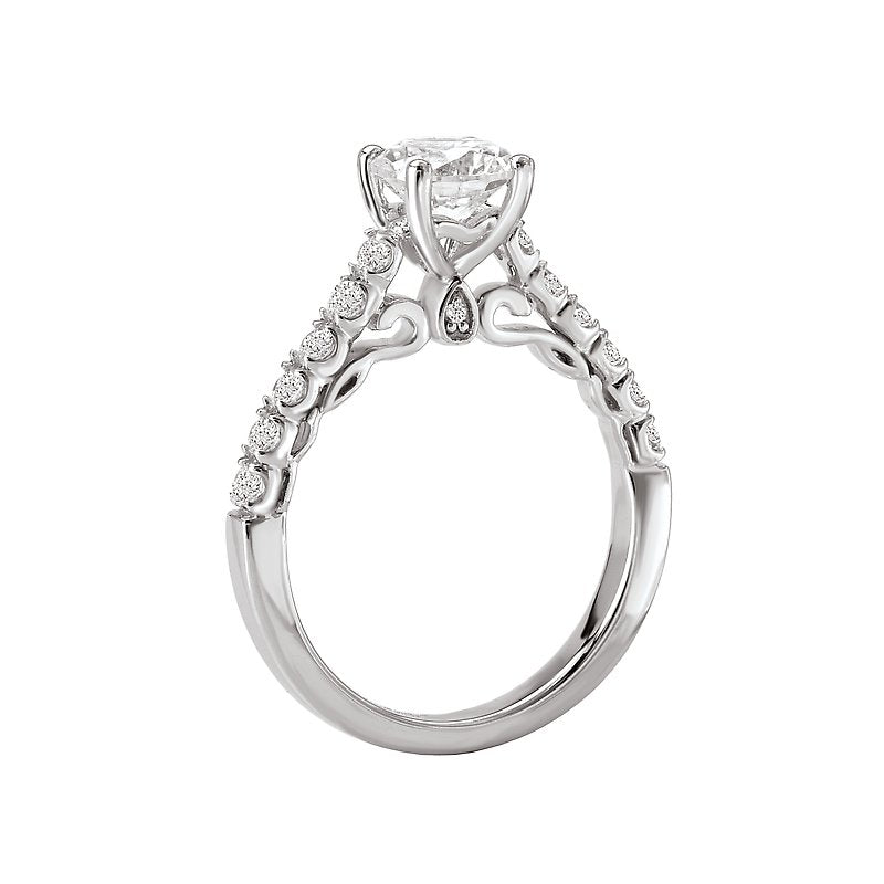 Romance Accented Solitaire Ring