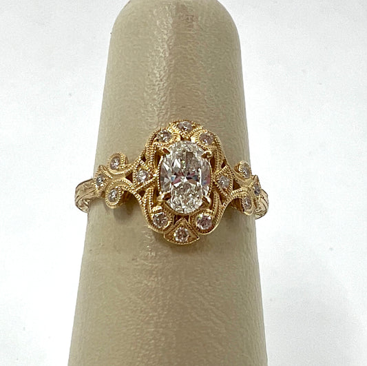 .50 Carat Oval Engagement Ring