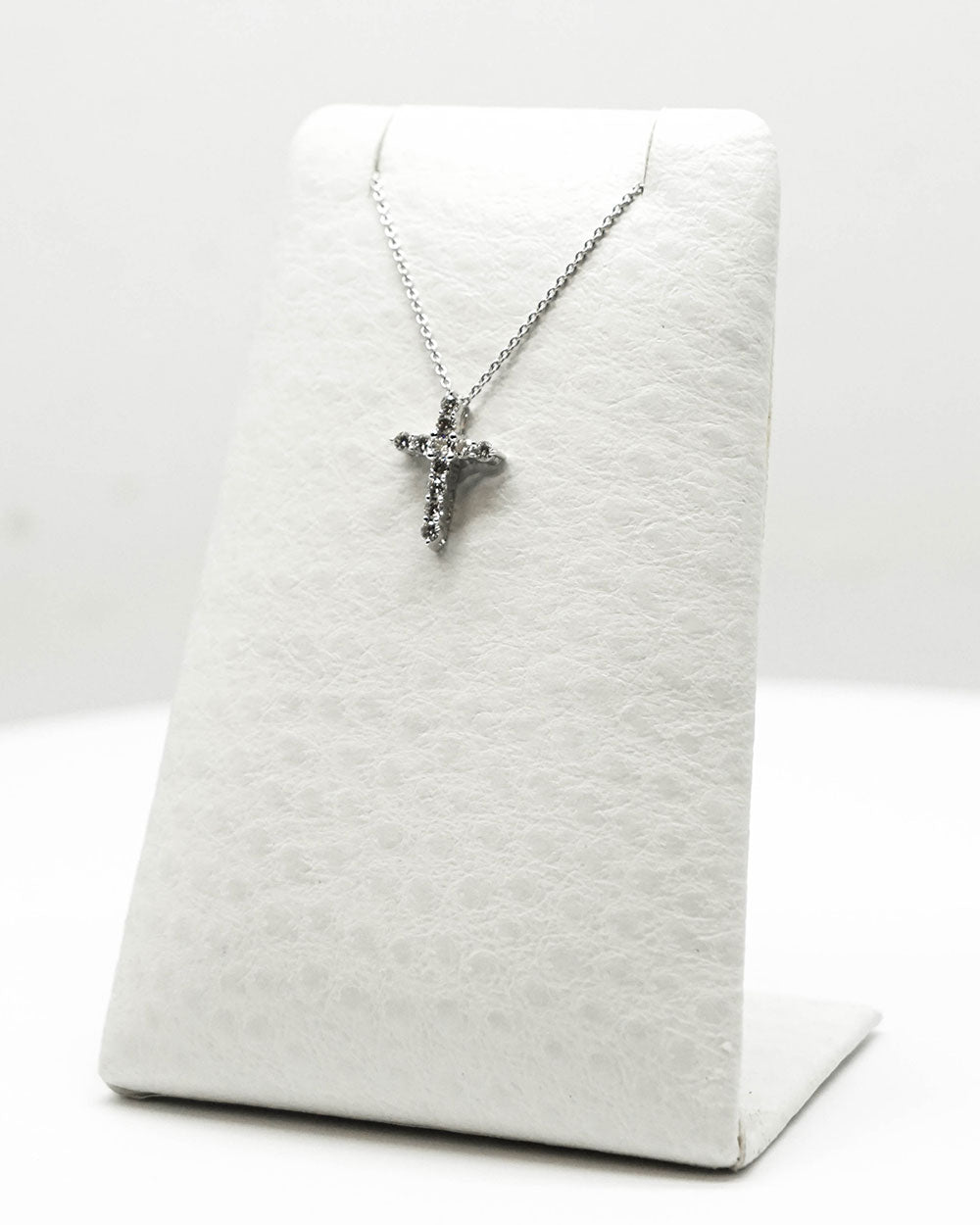 Diamond Cross Pendant Necklace