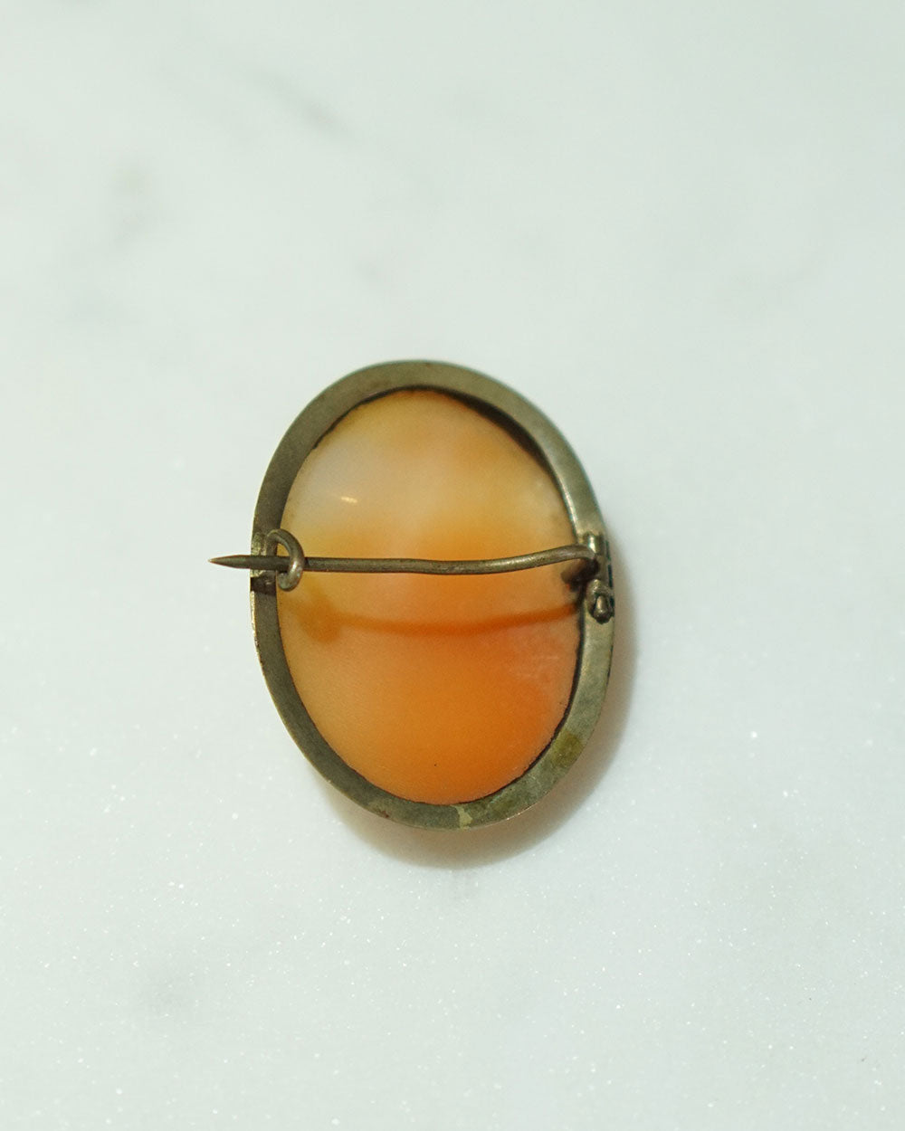 Vintage Carved Cameo Brooch