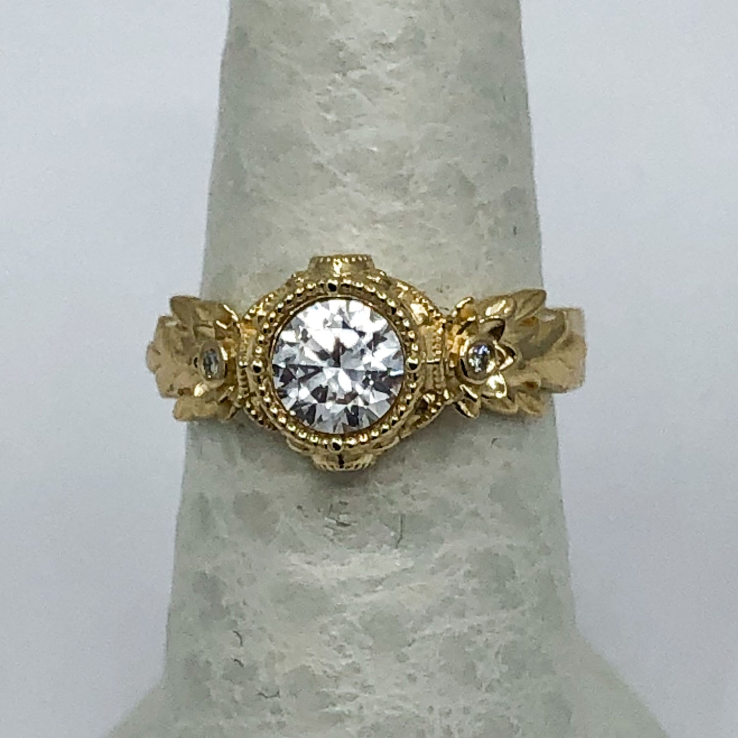 HDJ Garden Castle Semi-Mount Engagement Ring