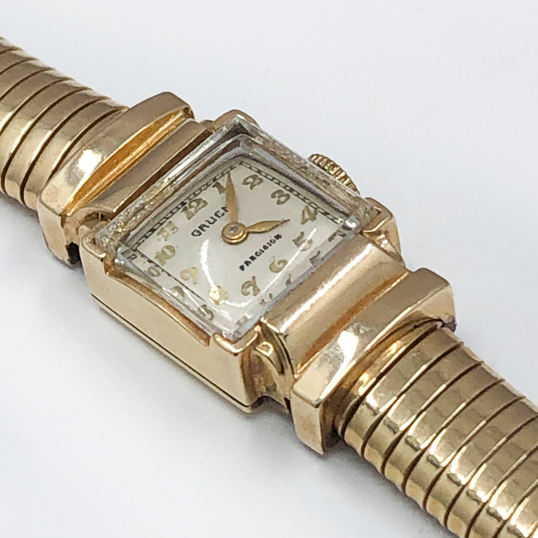 Gruen Ladies 14k Yellow Gold Watch