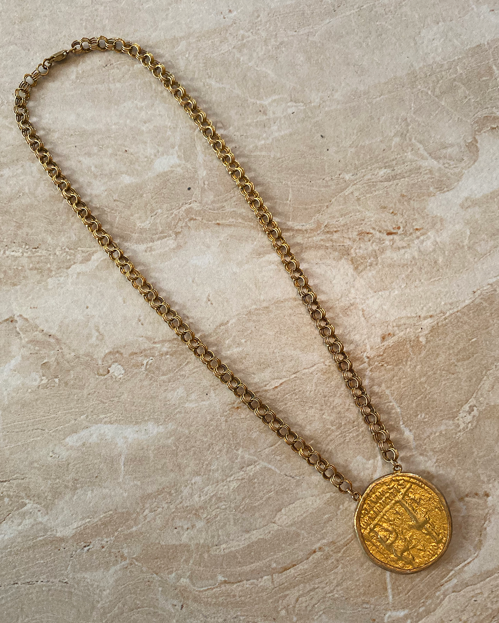 Gold Coin Necklace