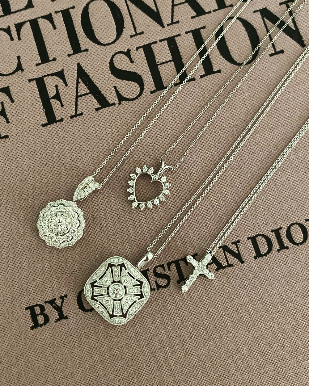 Diamond Cross Pendant Necklace
