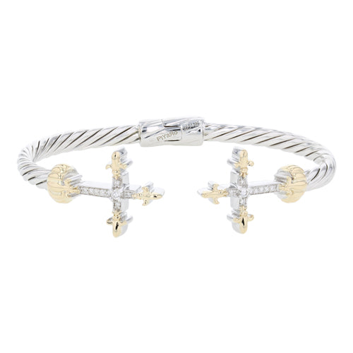 PIYARO Double Cross Bangle