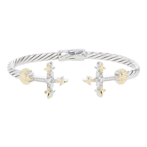 PIYARO Double Cross Bangle