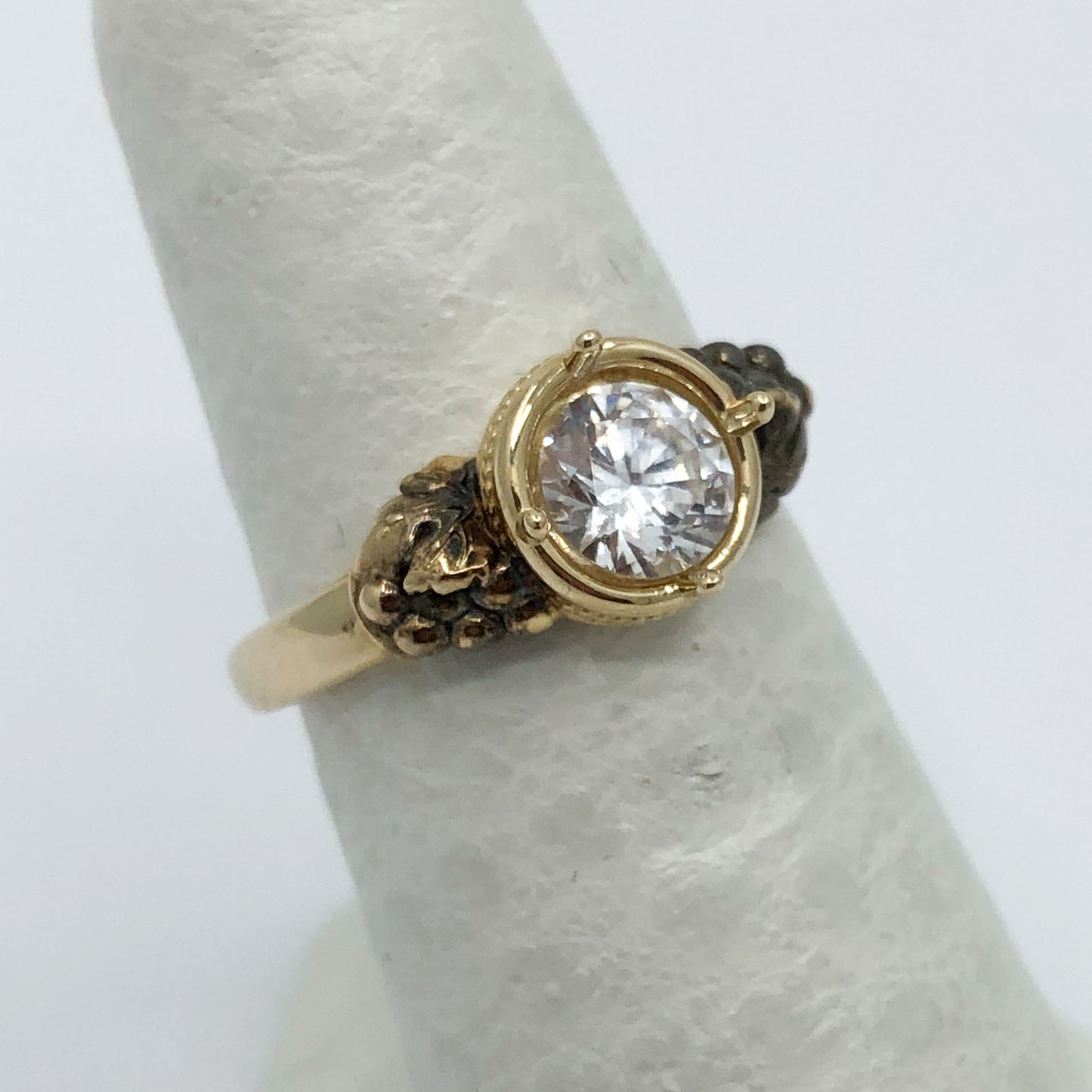 HDJ Grapes Semi-Mount Engagement Ring