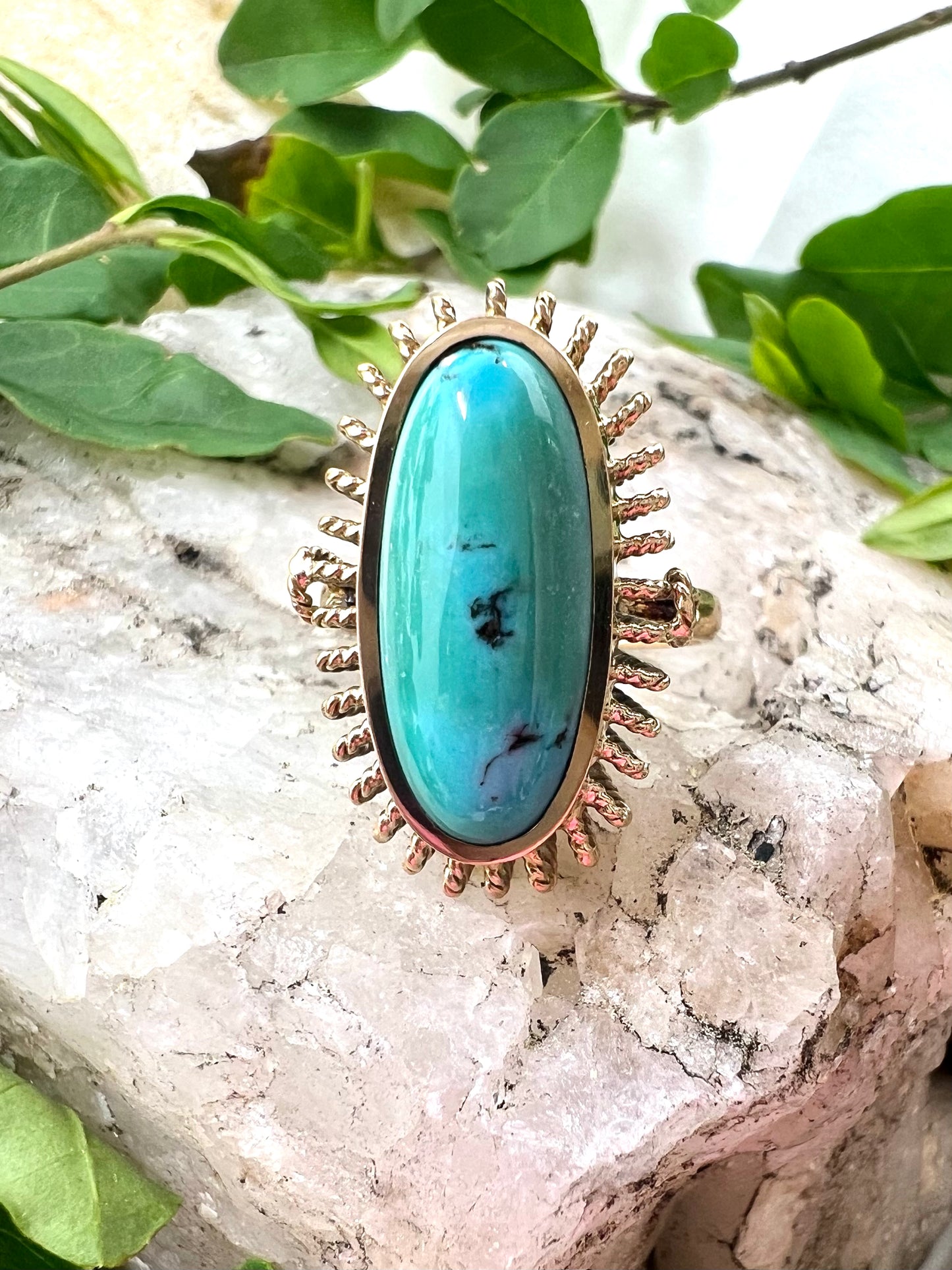 Oval Turquoise Ring