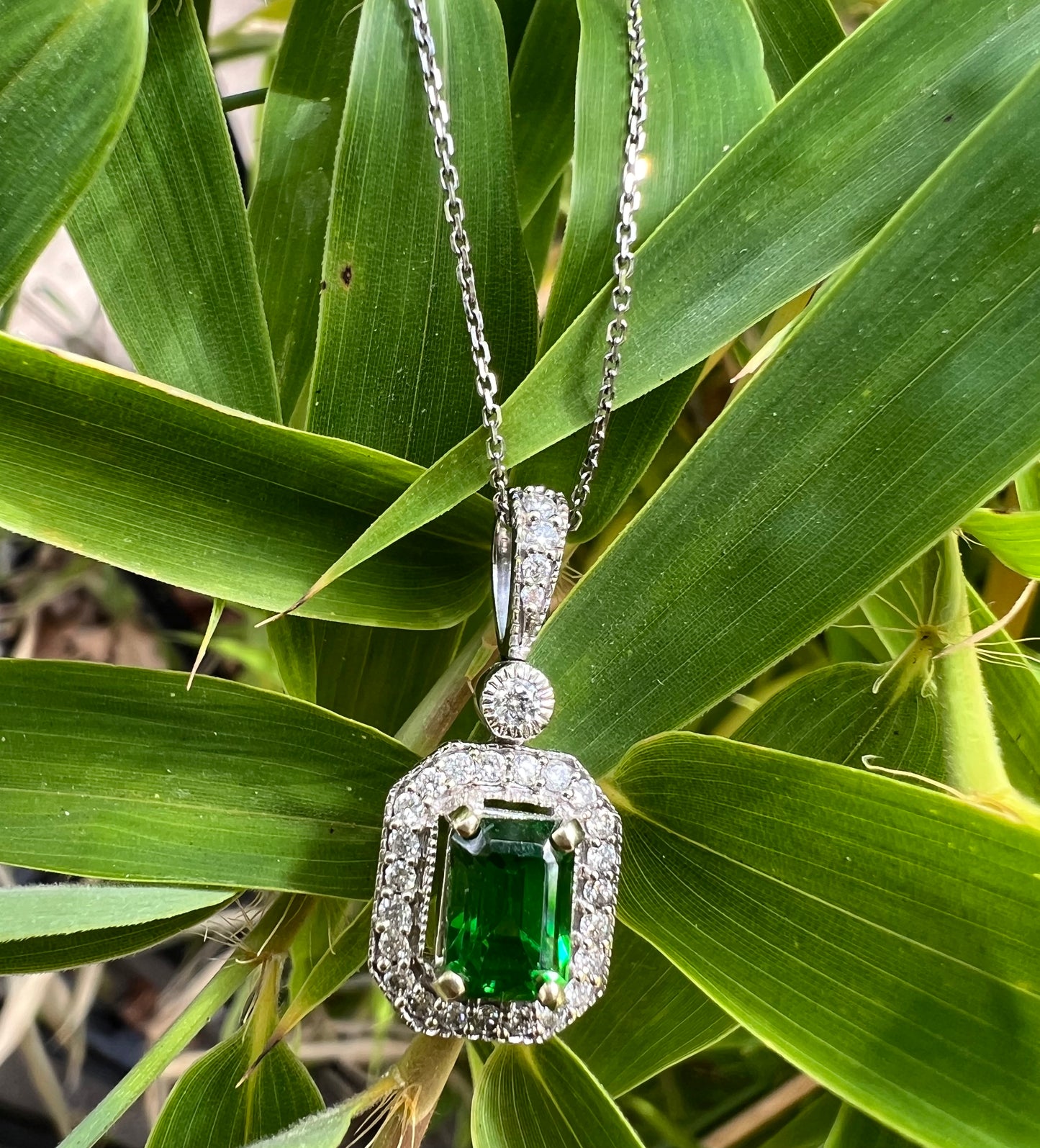 Chrome Diopside Necklace