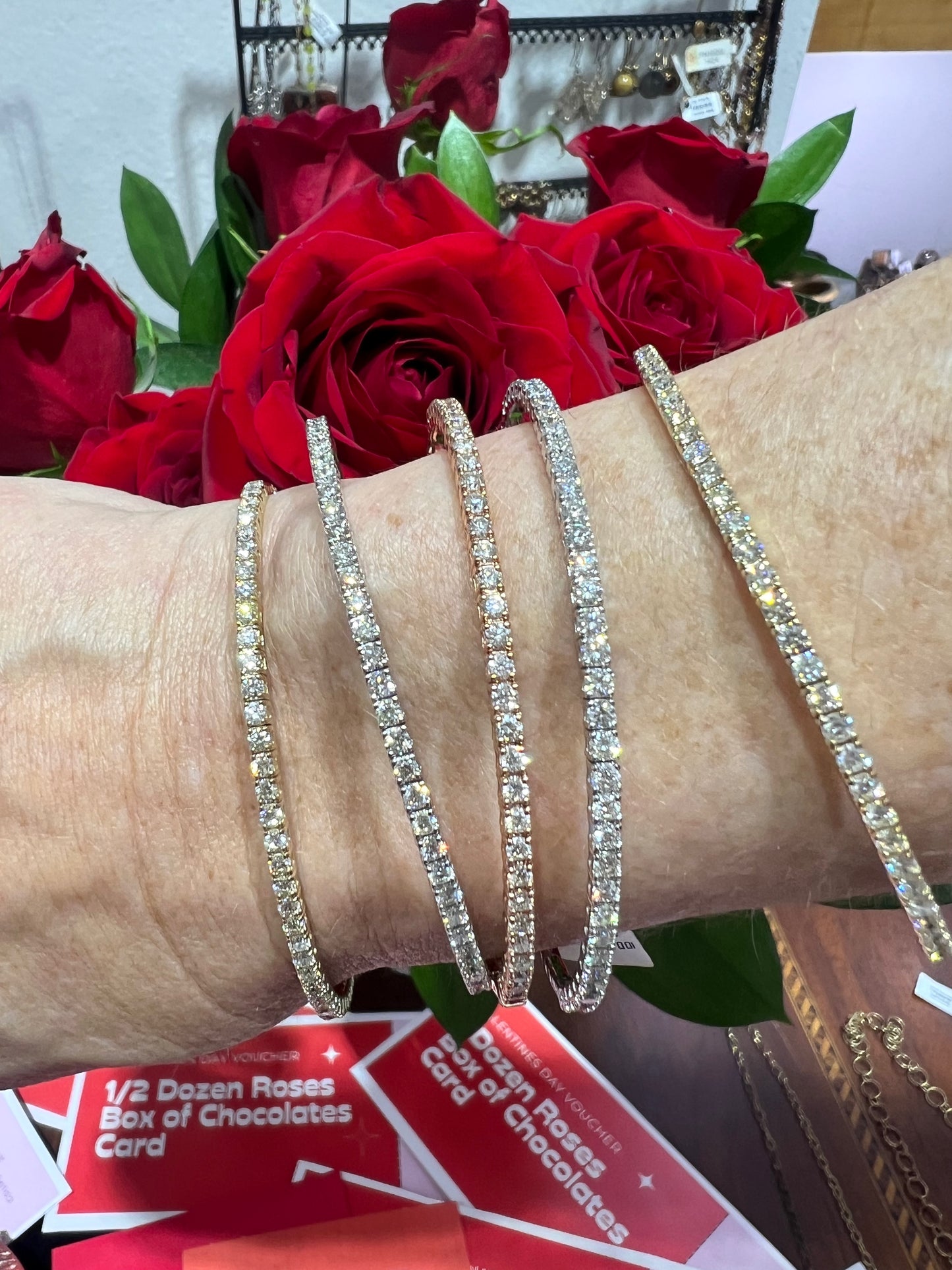 Diamond Flexible Tennis Bracelets