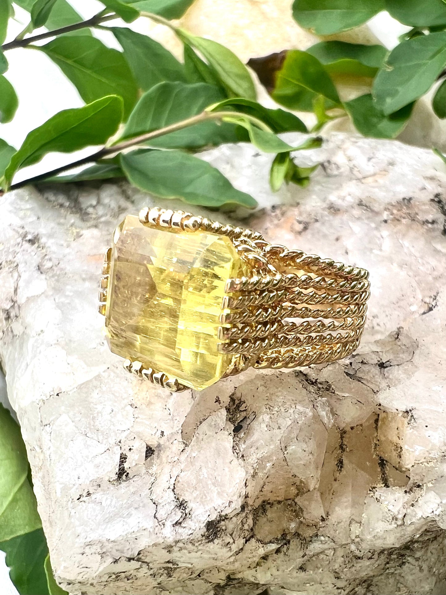 Yellow Sapphire Ring