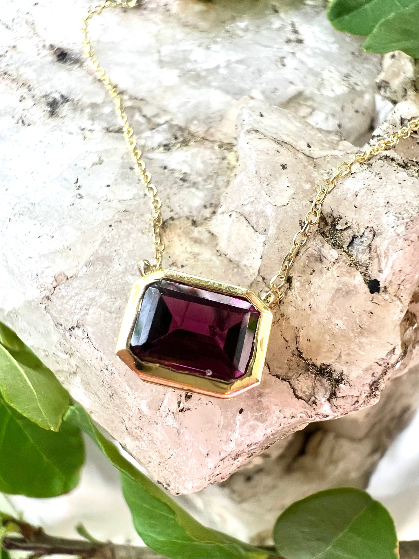 Rhodolite Garnet Necklace