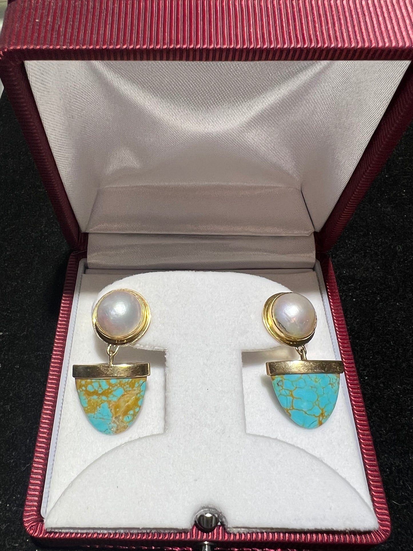 Turquoise Estate Earrings
