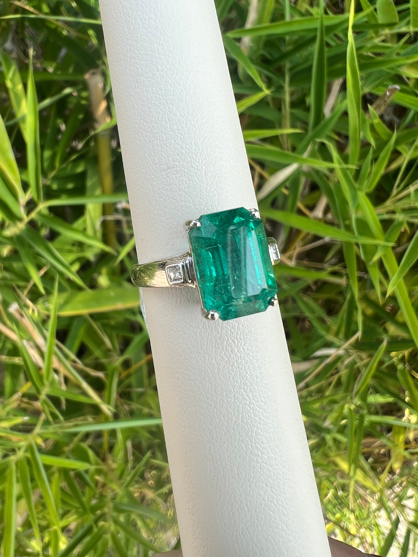 4.50 Carat Emerald Ring