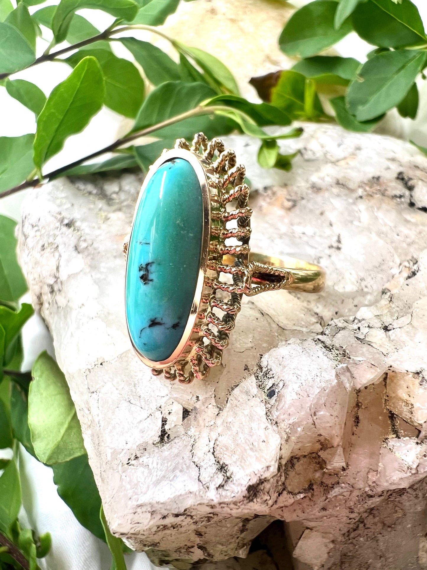 Oval Turquoise Ring