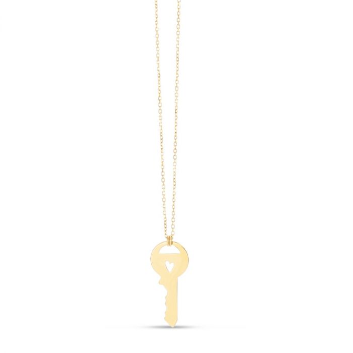 Heart Key Necklace