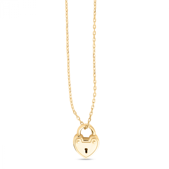 Designer online padlock necklace