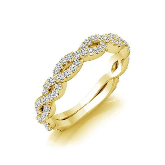 Diamond Band 0.4 ct tw Round 14k Yellow Gold