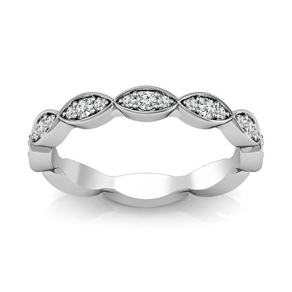 Diamond Band 0.14 ct tw Round 14k White Gold