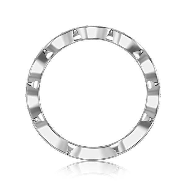 Diamond Band 0.14 ct tw Round 14k White Gold