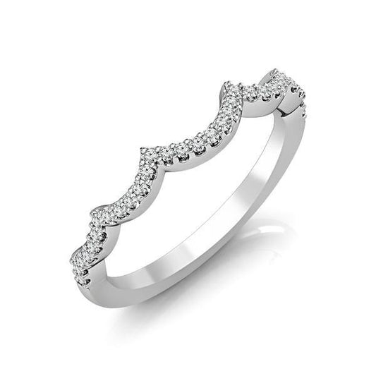 Diamond Band 0.13 ct tw Round 14k White Gold