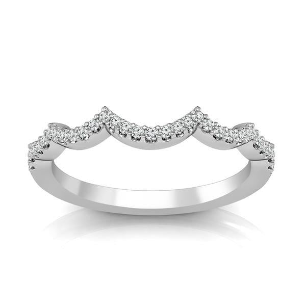 Diamond Band 0.13 ct tw Round 14k White Gold