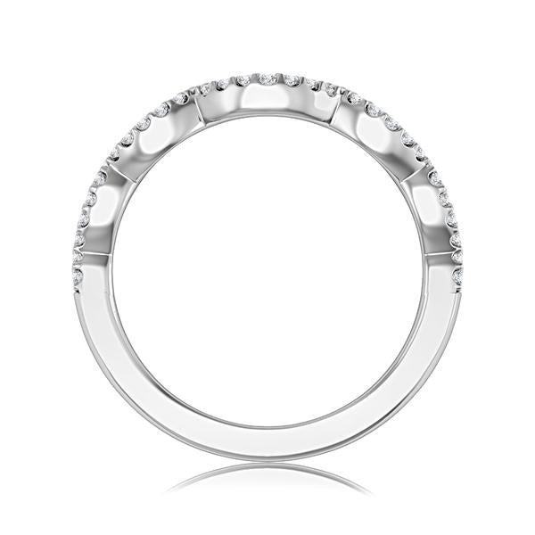 Diamond Band 0.13 ct tw Round 14k White Gold