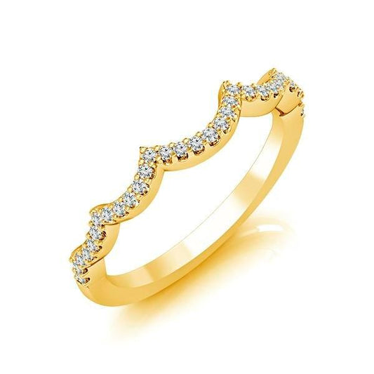 Diamond Band 0.13 ct tw Round 14k Yellow Gold