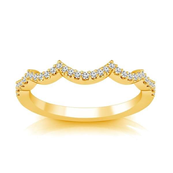 Diamond Band 0.13 ct tw Round 14k Yellow Gold