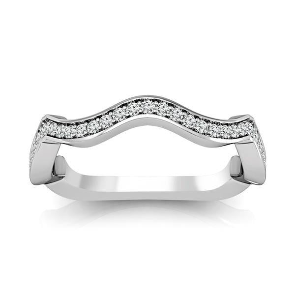 Diamond Band 0.2 ct tw Round 14k White Gold