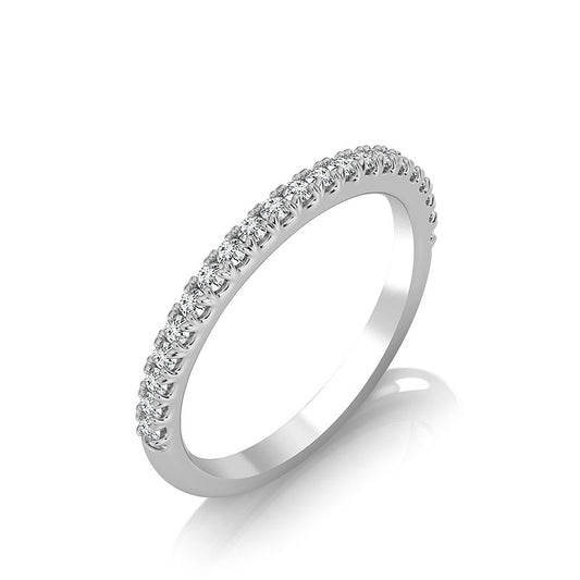 Diamond Band 0.25 ct tw Round 14k White Gold