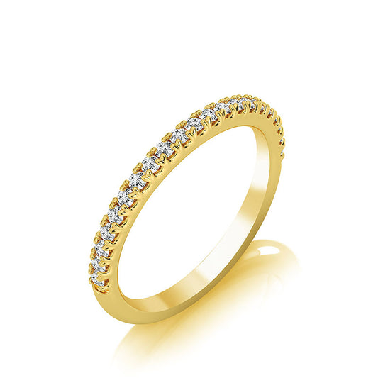 Diamond Band 0.25 ct tw Round 14k Yellow Gold