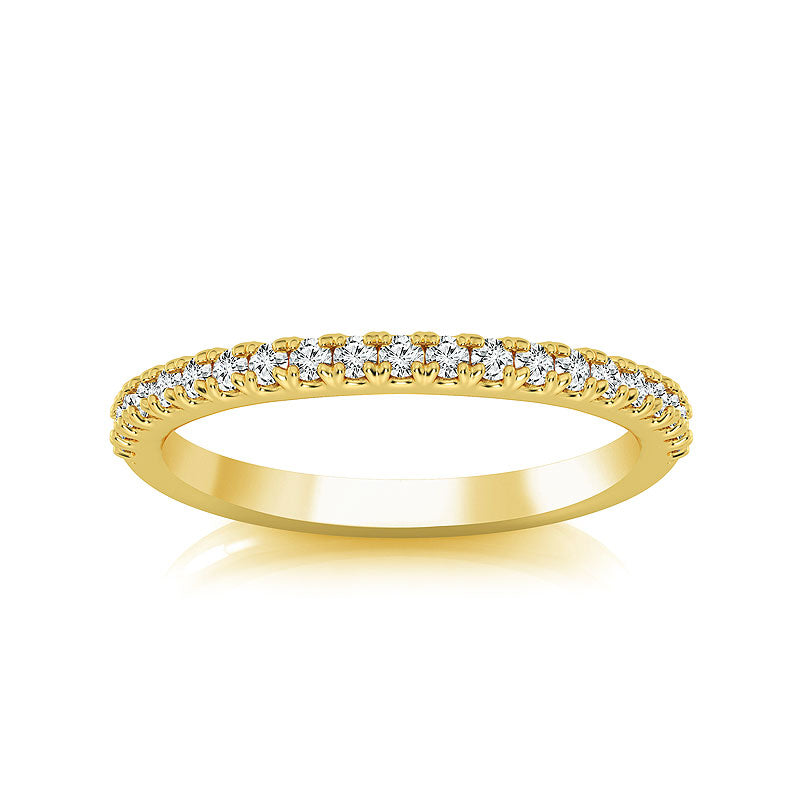 Diamond Band 0.25 ct tw Round 18k Yellow Gold