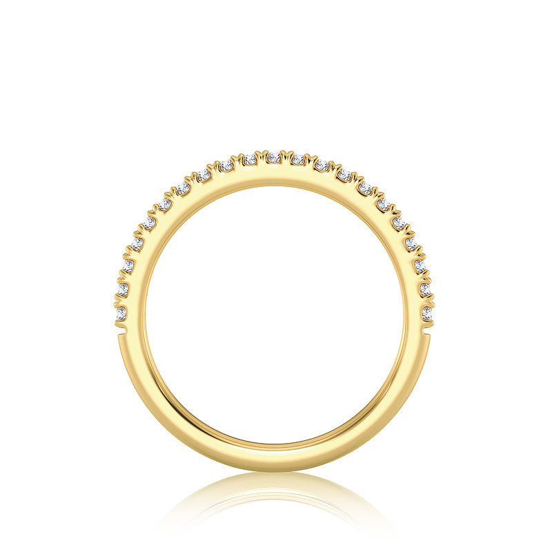 Diamond Band 0.25 ct tw Round 18k Yellow Gold