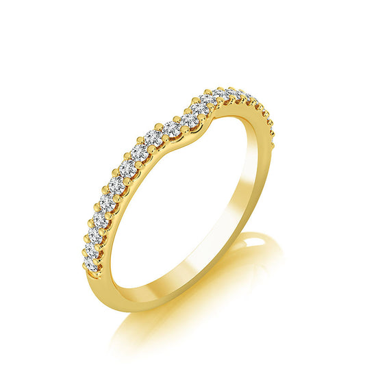 Diamond Band 0.25 ct tw Round 14k Yellow Gold