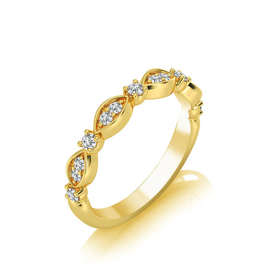 Diamond Band 0.20 ct tw Round 14k Yellow Gold