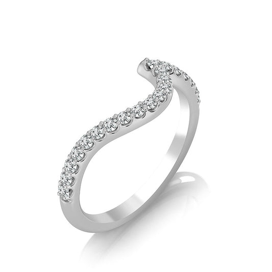 Diamond Band 0.25 ct tw Round 14k White Gold