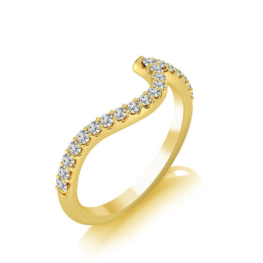 Diamond Band 0.25 ct tw Round 14k Yellow Gold