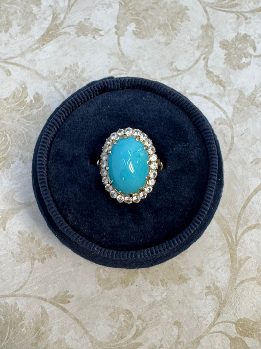 Turquoise Cabochon Ring