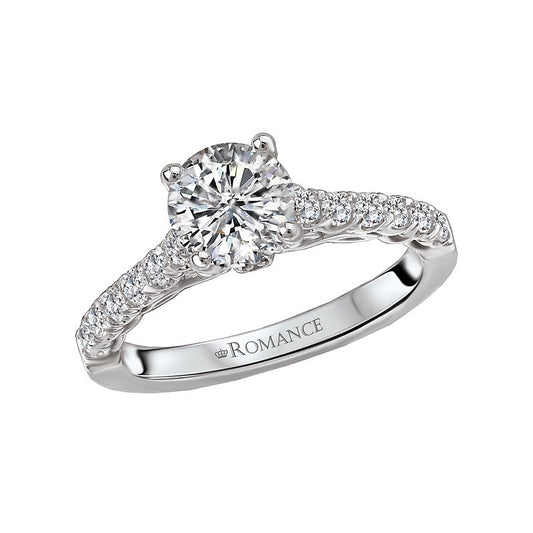 Romance Accented Solitaire Ring
