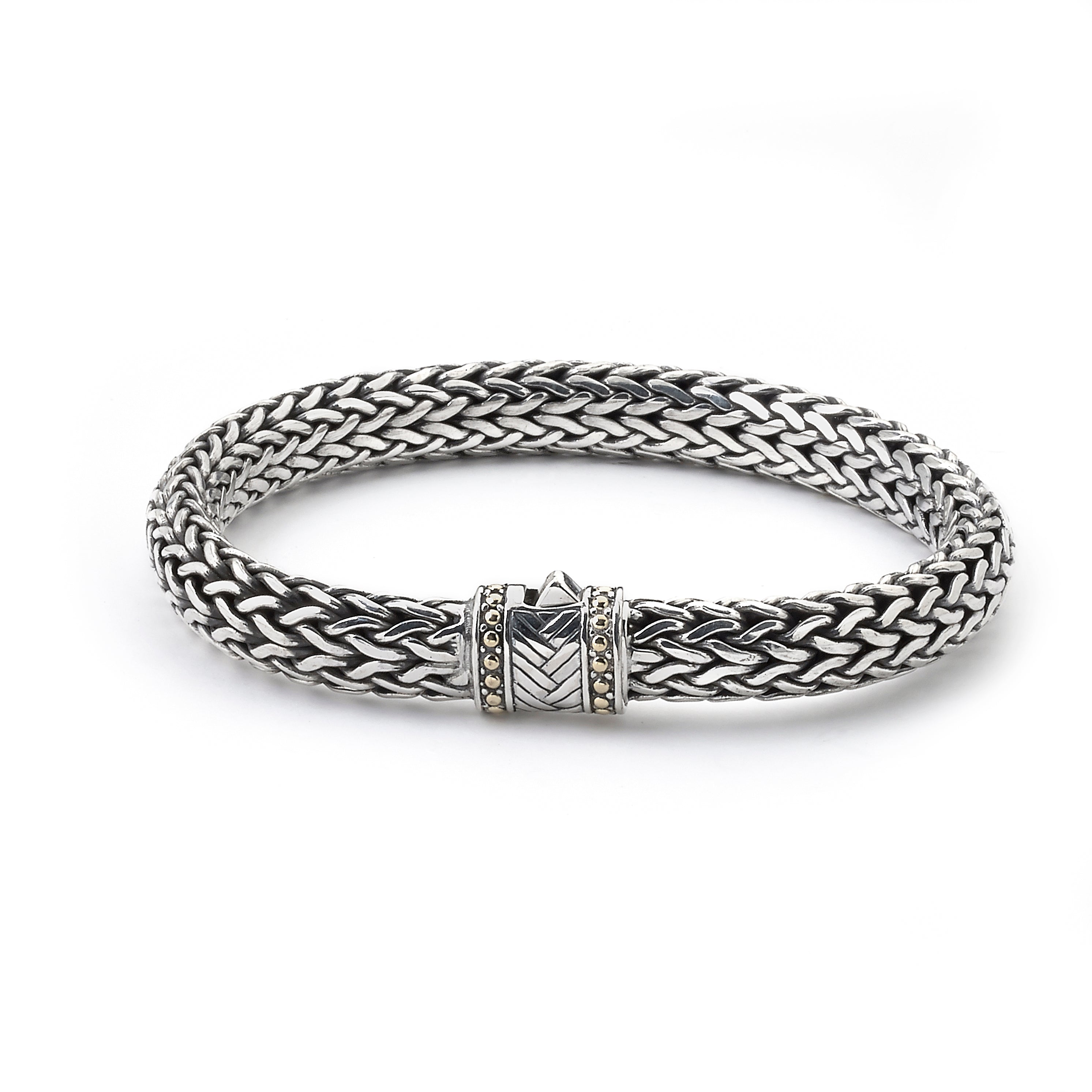 SAMUEL B. Sterling Silver Mixed Chain Link Necklace | Nordstromrack