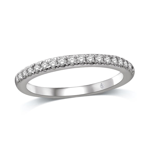 14K White Gold 1/4 Ct.Tw.Diamond Annivesary Band