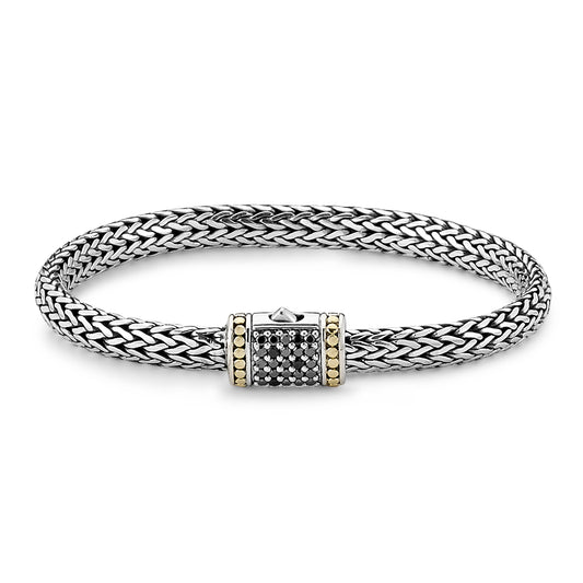 Samuel B Men's Kuta Bracelet - Black Diamond